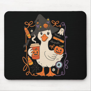 Hexchy Goose Halloween Niedlich Pumpkin Fall Cozy Mousepad