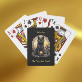 Hexchy Gothic Black Cat Spielkarten