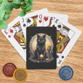 Hexchy Gothic Black Cat Spielkarten