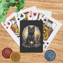 Hexchy Gothic Black Cat Spielkarten