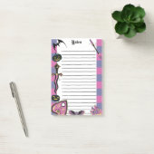 Hexchy Gothic Spooky Notepad Halloween Memo Pad Post-it Klebezettel (Büro)