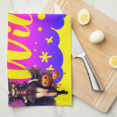 Hexchy Halloween Geschirrtuch (Viertel Falte)