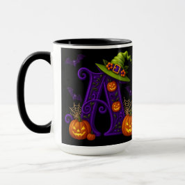 Hexchy Halloween Initial "A"-Tasse Tasse