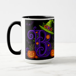 Hexchy Halloween Initial "B"-Tasse Tasse