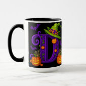 Hexchy Halloween Initial "D"-Tasse Tasse (Links)
