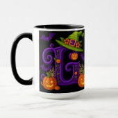 Hexchy Halloween Initial "G"-Tasse Tasse (Links)