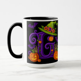 Hexchy Halloween Initial "G"-Tasse Tasse