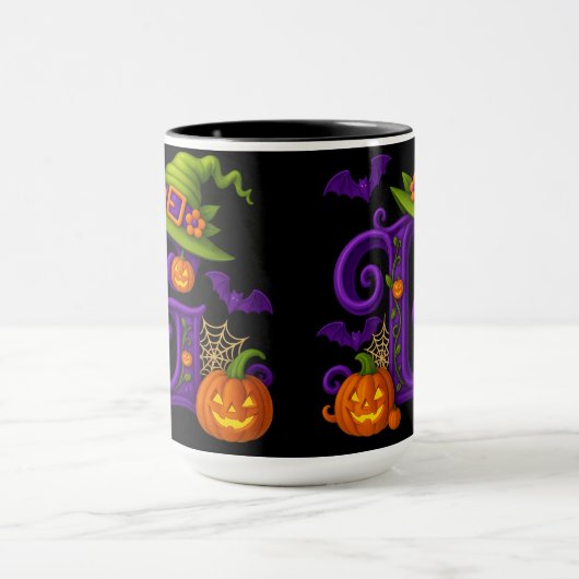 Hexchy Halloween Initial "G"-Tasse Tasse (Zentrum)