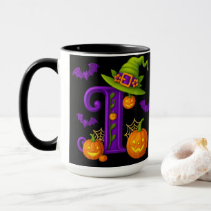 Hexchy Halloween Initial "I"-Tasse Tasse