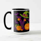 Hexchy Halloween Initial "Y"-Tasse Tasse (Links)