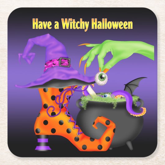 Hexchy Halloween Paper Untersetzer (Vorderseite)