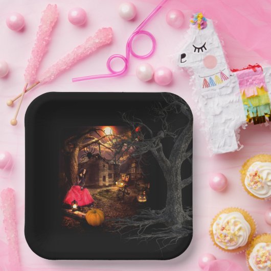 Hexchy Halloween Pappteller (Party)