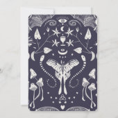 Hexchy Halloween-Party Mystic Occult Symbols Adult Einladung (Rückseite)