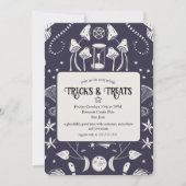 Hexchy Halloween-Party Mystic Occult Symbols Adult Einladung (Vorderseite)