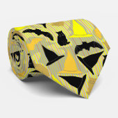 Hexchy Halloween Stripes Krawatte (Gerollt)