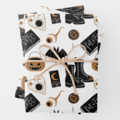Hexchy Halloween Wrapping Paper Geschenkpapier Set (Beispiel)