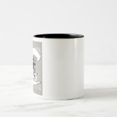 Hexchy Hands Zweifarbige Tasse (Mittel)
