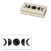 Hexchy Moon Phase Briefmarke Gummistempel (Stempel)