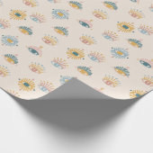Hexchy Mystical Boho Evil Eye Geschenkpapier (Ecke)