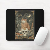 Hexchy Niedlich Cat Tarot Card Gothic Cotattecore  Mousepad (Mit Mouse)