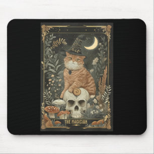 Hexchy Niedlich Cat Tarot Card Gothic Cotattecore  Mousepad