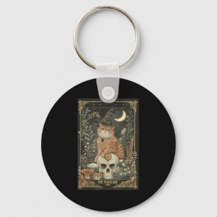 Hexchy Niedlich Cat Tarot Card Gothic Cotattecore Schlüsselanhänger