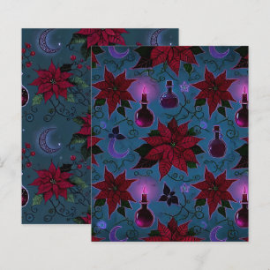Hexchy Nightshade Poinsettia Potions Paper Sheets