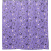 Hexchy Occult Symbols Pattern - Mystical Magic Duschvorhang (Vorderseite)