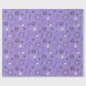 Hexchy Occult Symbols Pattern - Mystical Magic Geschenkpapier (Flach)