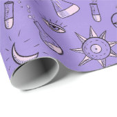 Hexchy Occult Symbols Pattern - Mystical Magic Geschenkpapier (Rolleneckpunkt)