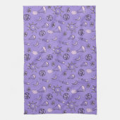 Hexchy Occult Symbols Pattern - Mystical Magic Geschirrtuch (Vertikal)