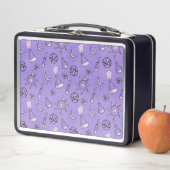 Hexchy Occult Symbols Pattern - Mystical Magic Metall Brotdose (Beispiel)