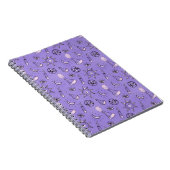Hexchy Occult Symbols Pattern - Mystical Magic Notizblock (Rechte Seite)