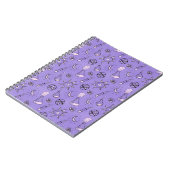 Hexchy Occult Symbols Pattern - Mystical Magic Notizblock (Linke Seite)
