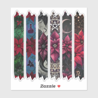 Hexchy Poinsettia Washi Tape Scrapbook Stickers Aufkleber
