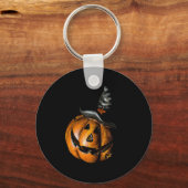 Hexchy Pumpkin Button Schlüsselanhänger (Vorderseite)