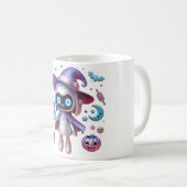Hexchy Robot Magic Tasse - Niedliche Halloween-Sci (VorderseiteRechts)