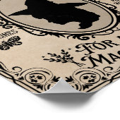 Hexchy Sign Halloween Sign Poster (Ecke)