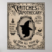 Hexchy Sign Halloween Sign Poster (Vorne)