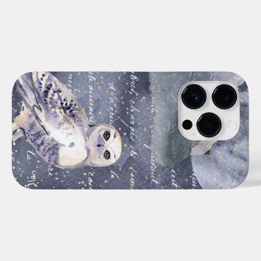 Hexchy Snowy Owl Case-Mate iPhone Hülle (Rückseite (Horizontal))