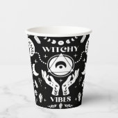 Hexchy Vibes Halloween Paper Cups Pappbecher (Vorderseite)