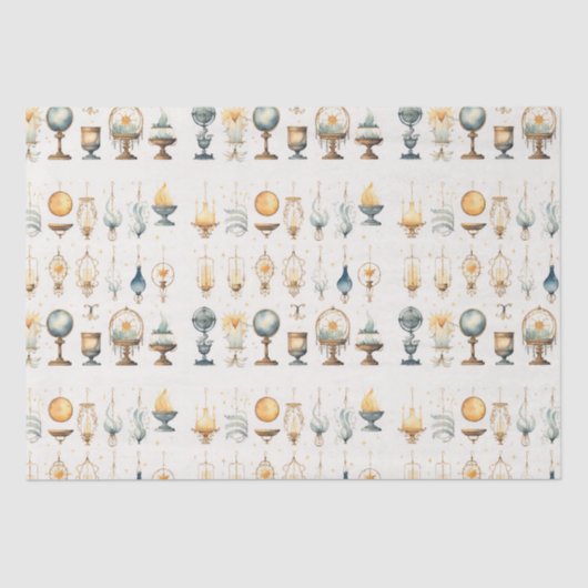 Hexchy Vintag Boho Tissue Paper Seidenpapier (Vorderseite)