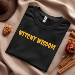 Hexchy Wisdom halloween orange typografie T-Shirt