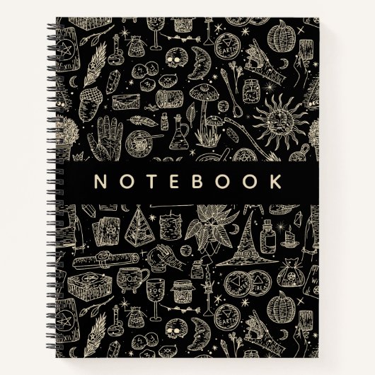 Hexchy Witchcraft Magick Things Notizblock (Vorderseite)