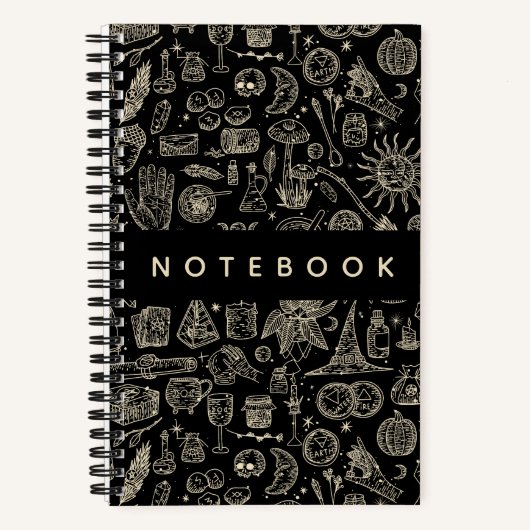 Hexchy Witchcraft Magick Things Notizblock (Vorderseite)