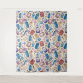 Hexchy Wonders Tapestry Wandteppich (Vorderseite)