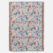 Hexchy Wonders Throw Decke (Vorderseite Vertikal)