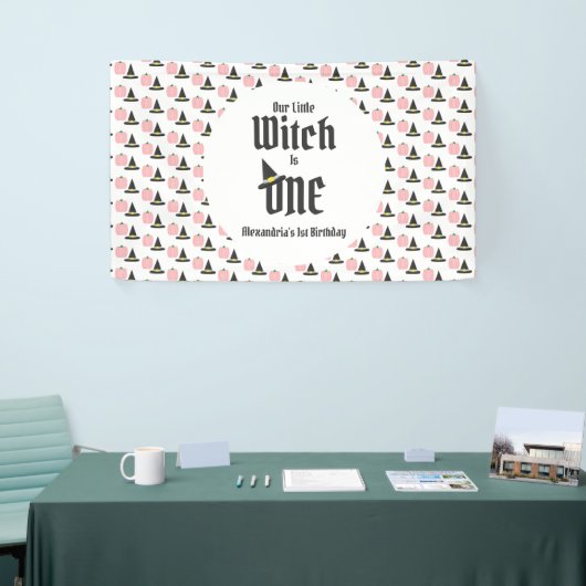 Hexe 1. Geburtstag Banner (Messeveranstaltung)