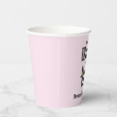 Hexe 1. Geburtstag Pappbecher (Rechts)