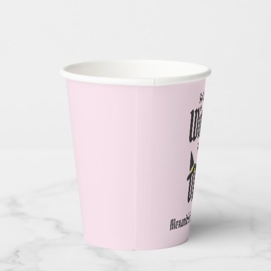 Hexe 1. Geburtstag Pappbecher (Rechts)